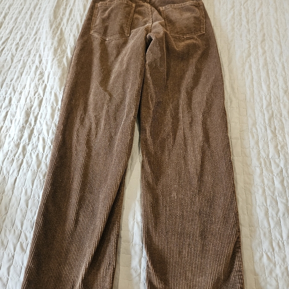 Empyre Pants Womens Size 4 Brown Corduroy High Rise Tori Relaxed Skater Y2K - Picture 6 of 7